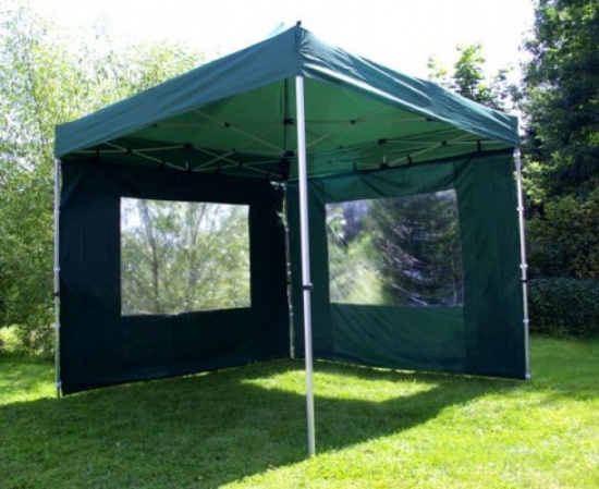 PAWILON HANDLOWY 3X3 M, NAMIOT OGRODOWY, ZIELONY